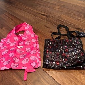 Pig and Music Note bags